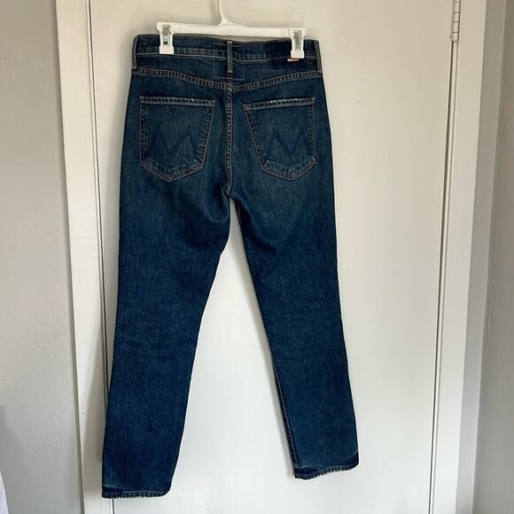 MOTHER Denim The Trickster Straight Ankle Jeans in Born to be Bitten - Picture 5 of 7